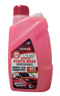 Очиститель стекла концентрат NOWAX 1L -80°С Bubble Gum NX01151