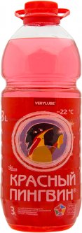 Жидкость для омывания стекол автомобиля VeryLube "Красный пингвин" -22 ⁰С (зима) 3 л (XB 50004)