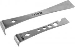 Скребки из нержавеющей стали L-образные YATO: 235 х 40 х 40 мм и 170 х 32 х 25 мм