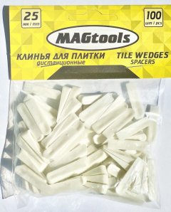 Клинья для плитки Magtools 25 мм 100 шт./уп (58116)