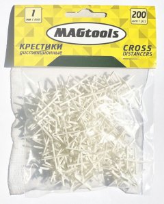 Крестики дистанционные Magtools 1 мм 200 шт./уп (58199)