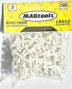 Крестики дистанционные Magtools 3 мм 150 шт./уп (58113)