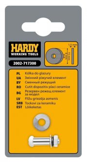 Ролик для плиткореза Hardy 15х6х1