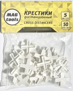 Крестики дистанционные Magtools 5 мм 50 шт./уп (58115)