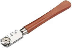 Стеклорез Tolsen 130 мм деревянная ручка 6 резаков (41030)